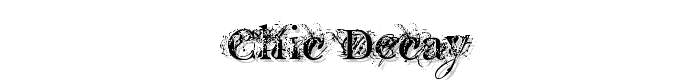Chic decay font